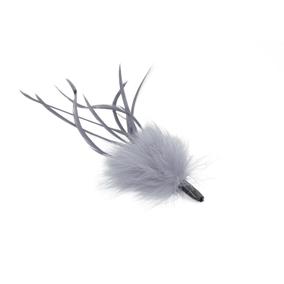 Marabou Tuft Feather Bunch w Spiky Biot