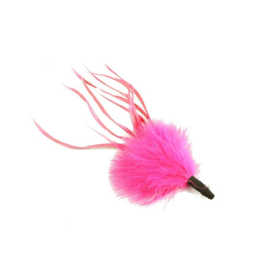 Marabou Tuft Feather Bunch w Spiky Biot