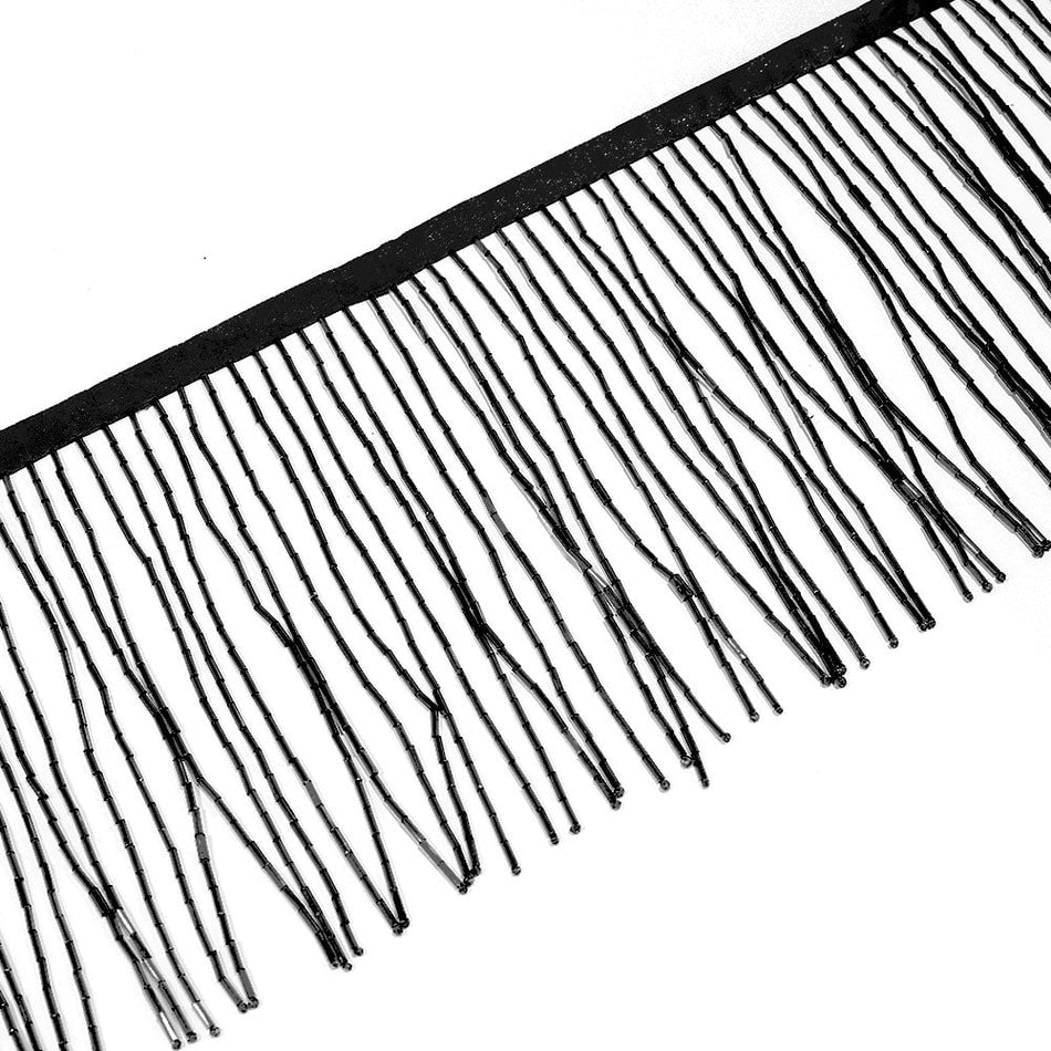 Bugle Bead Tassel Trim - 13cm / 5"