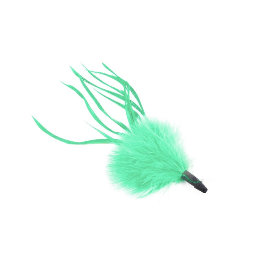 Marabou Tuft Feather Bunch w Spiky Biot