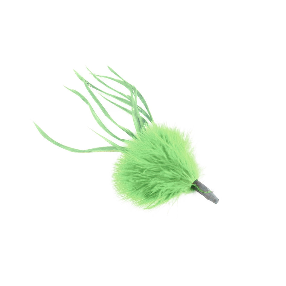 Marabou Tuft Feather Bunch w Spiky Biot