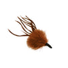 Marabou Tuft Feather Bunch w Spiky Biot