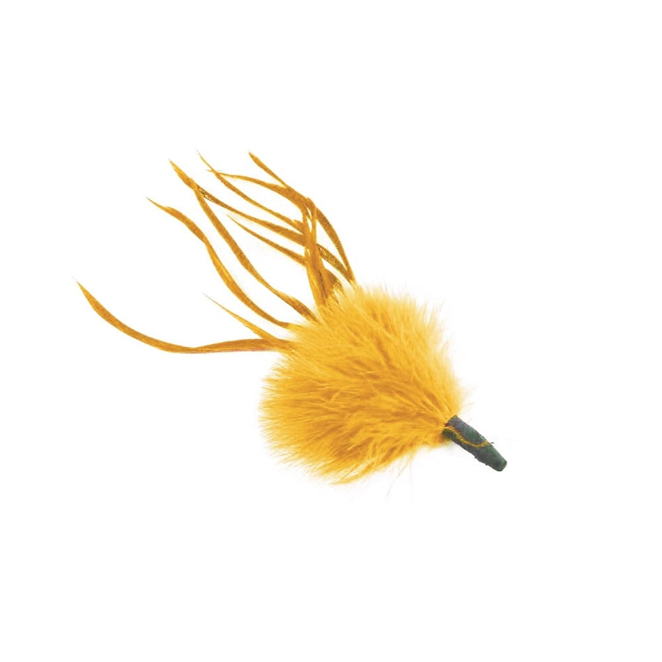 Marabou Tuft Feather Bunch w Spiky Biot