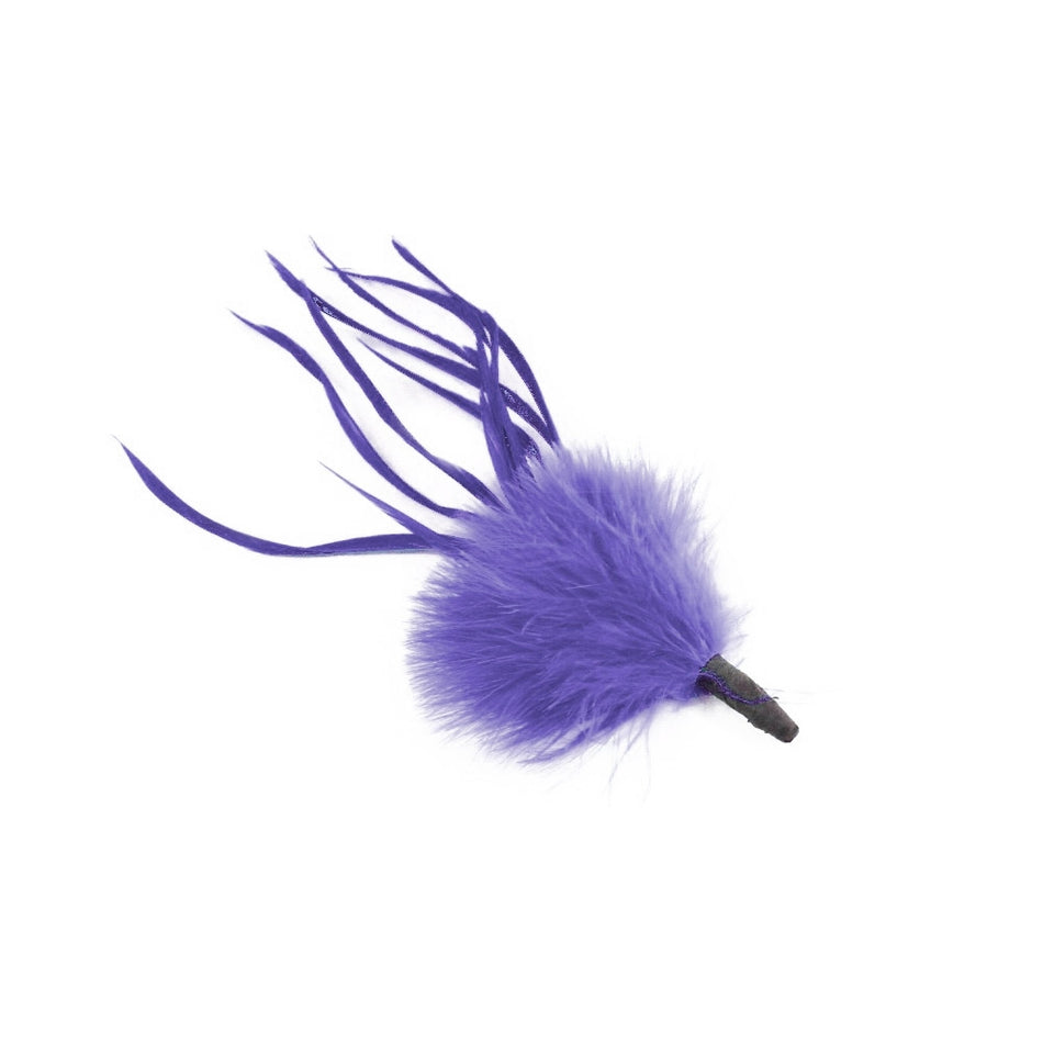 Marabou Tuft Feather Bunch w Spiky Biot