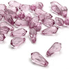 Briolette Faceted Teardrop Beads - Horizontal Drilled - 18x9mm (24 Pack)