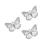 Metal Embellishments - Filigree Ornamental Butterfly (3 Pack)