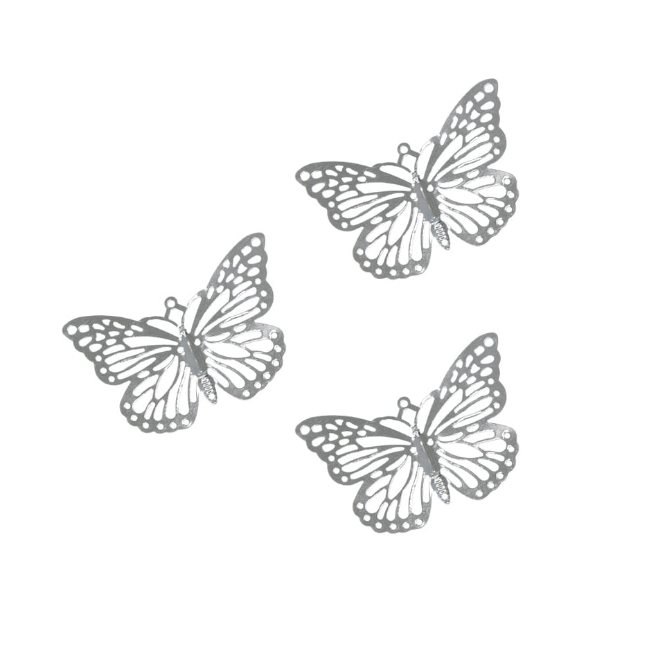 Metal Embellishments - Filigree Ornamental Butterfly (3 Pack)