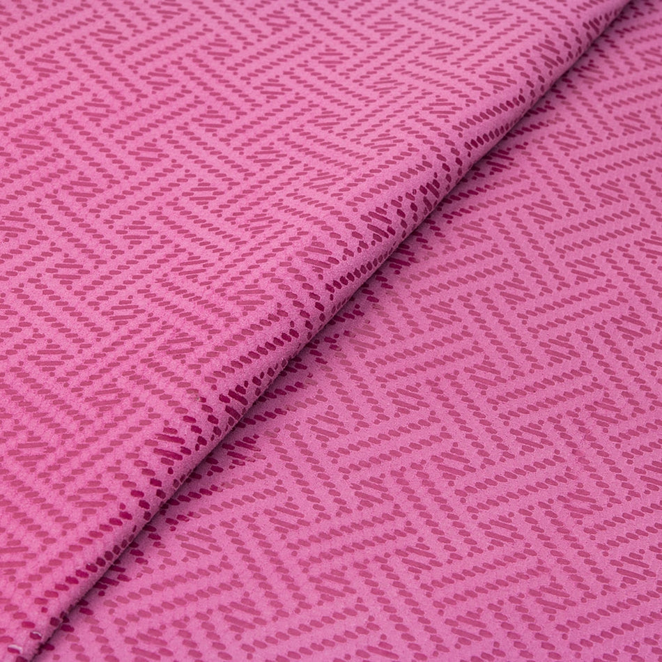 Suede Leather w Crosshatch Print