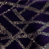 Glitter Chaos Stretch Velvet Fabric