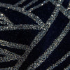 Glitter Chaos Stretch Velvet Fabric