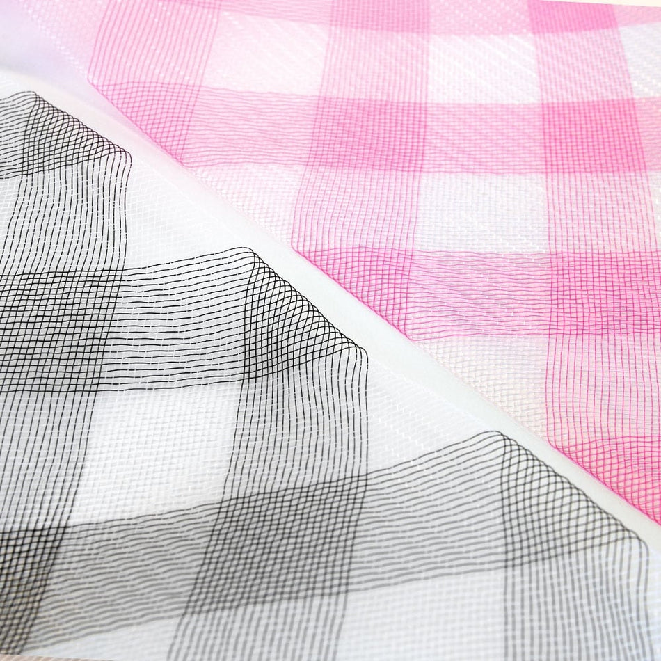 Crinoline 6" / 15cm - Check & Crosshatch Pattern