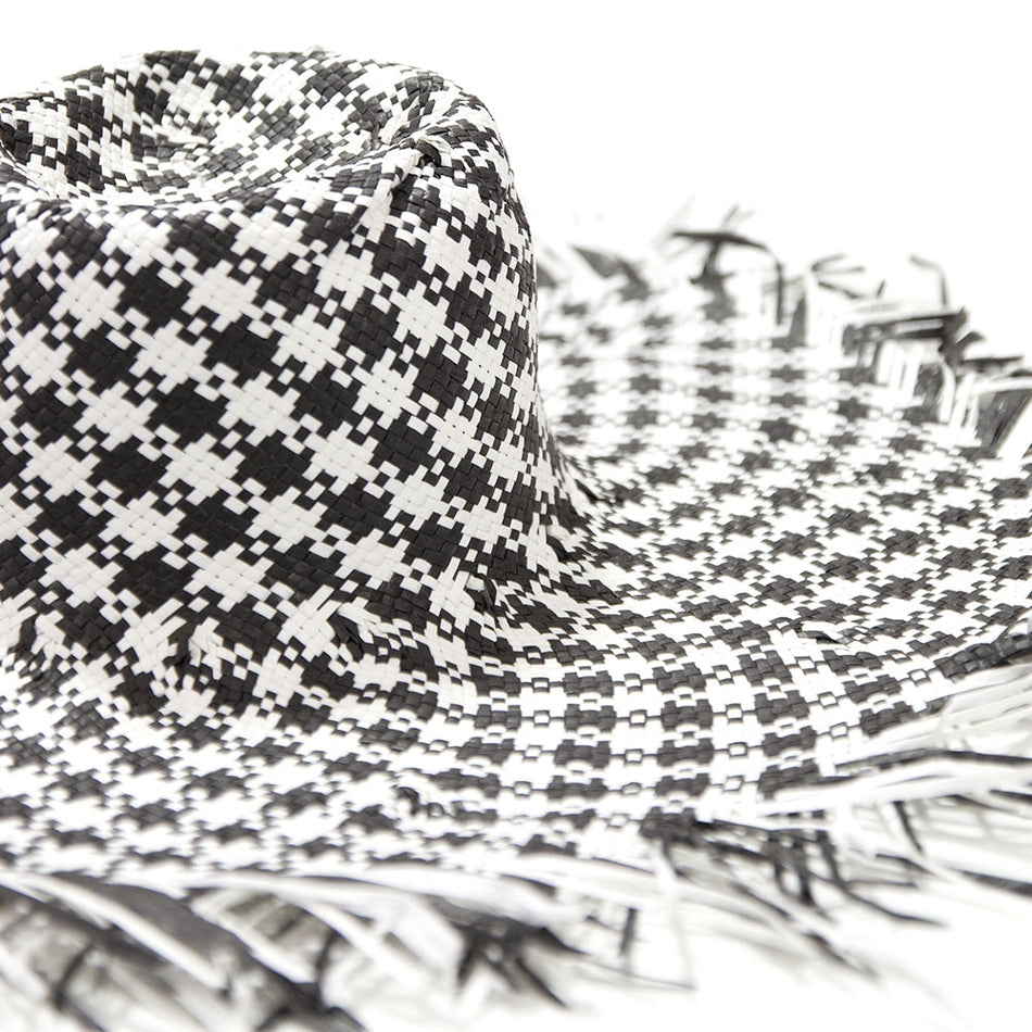 Checked Weave Capeline Shantung Paper