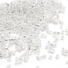 Silver-Lined Round Glass Seed Beads - 8/0 3mm