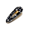 Snap Hair Clip French Barrette - Tortoiseshell (2 Pack)