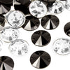 Round Rivoli Resin Sew-On Rhinestones