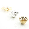 Open Petal Flower Metal Embellishments (24 Pack)