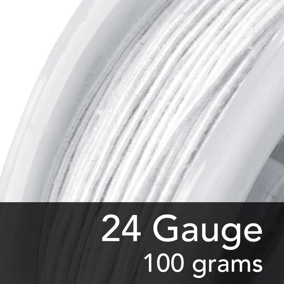 Cotton Covered Wire - Copper Core - Pliable