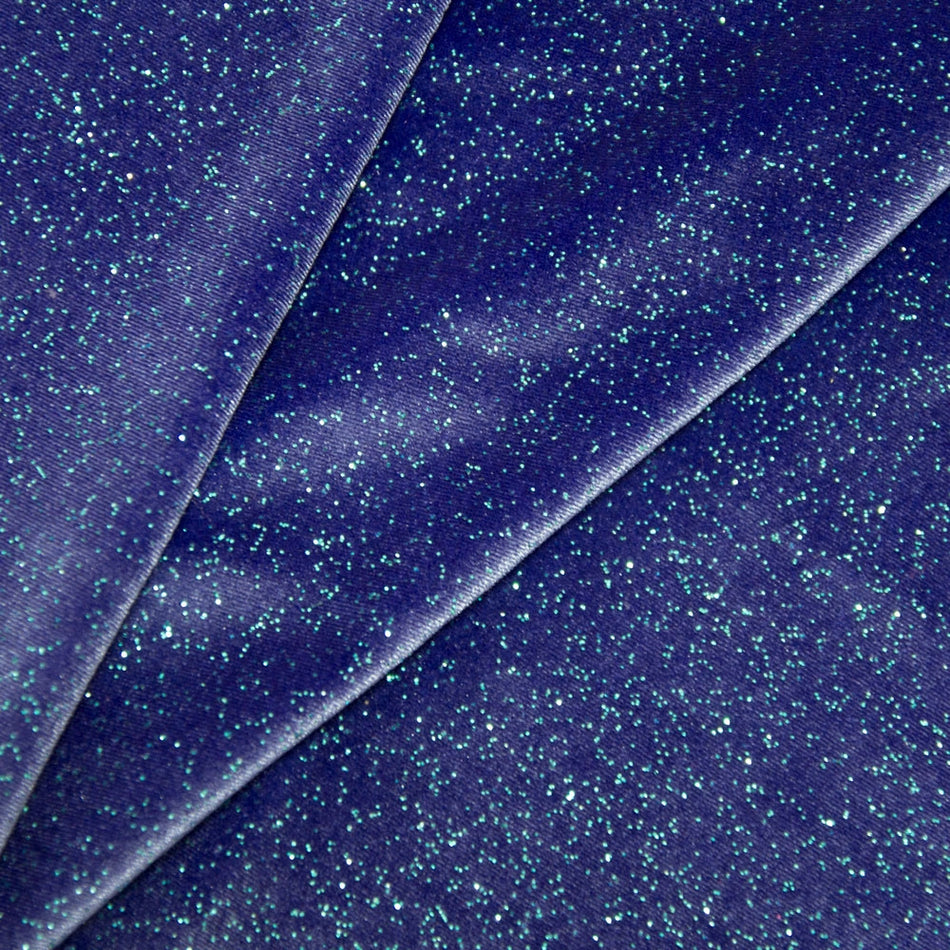 Cosmic Glitter Stretch Velvet Fabric