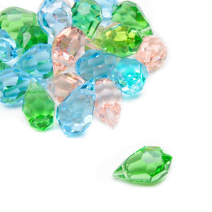 Preciosa Glass Briolette Faceted Teardrop Bead - 15x9mm (3 Pack)