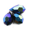 Preciosa Glass Briolette Faceted Teardrop Bead - 15x9mm (3 Pack)