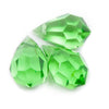 Preciosa Glass Briolette Faceted Teardrop Bead - 15x9mm (3 Pack)