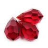 Preciosa Glass Briolette Faceted Teardrop Bead - 15x9mm (3 Pack)