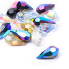 Preciosa Glass Briolette Faceted Teardrop Bead - 18x9mm (3 Pack)