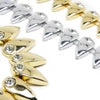 Teardrop Metallic Trim w Diamante