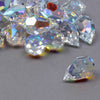Preciosa Glass Briolette Faceted Teardrop Bead - 20x12mm