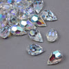 Preciosa Glass Briolette Faceted Teardrop Bead - 20x12mm
