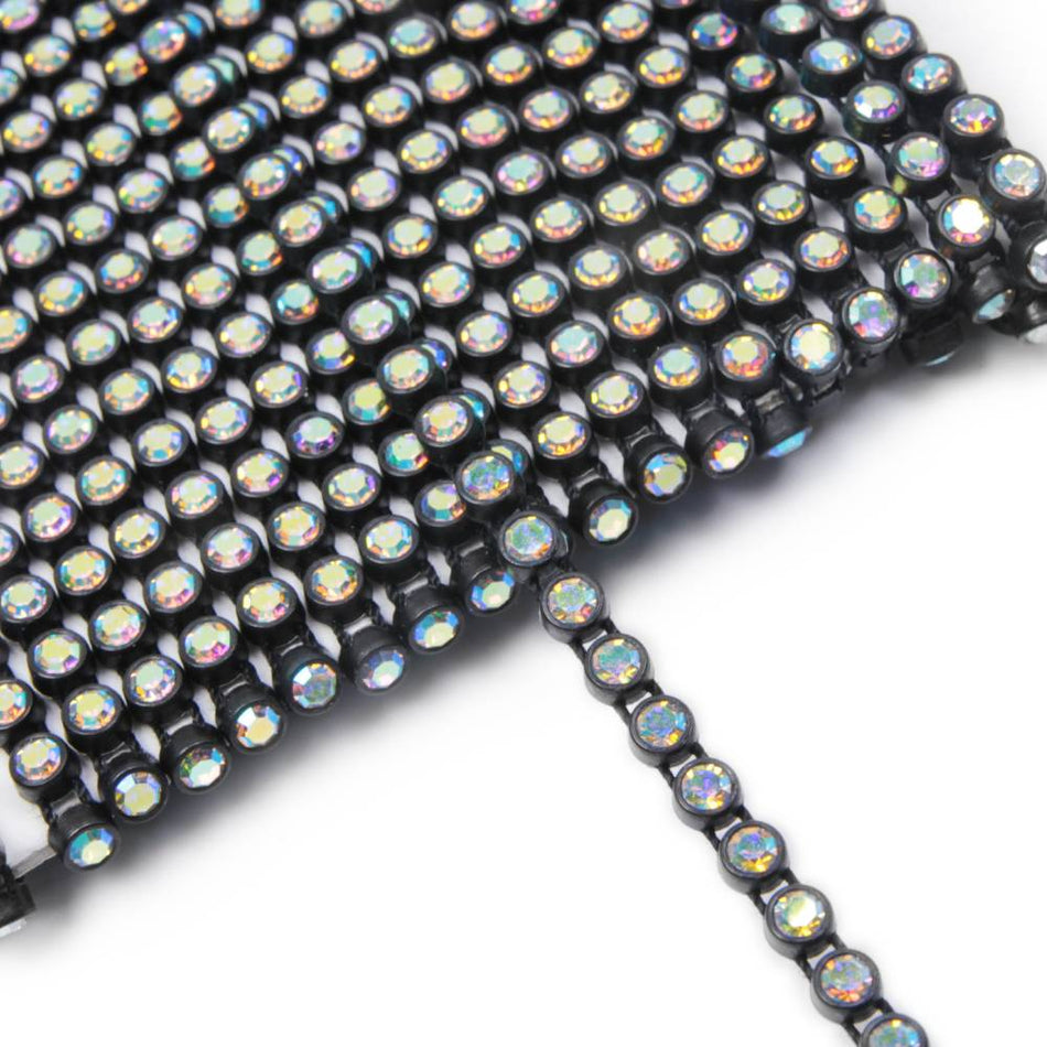 Preciosa Diamante Crystal Banding Trim - SS13 (1 Row)