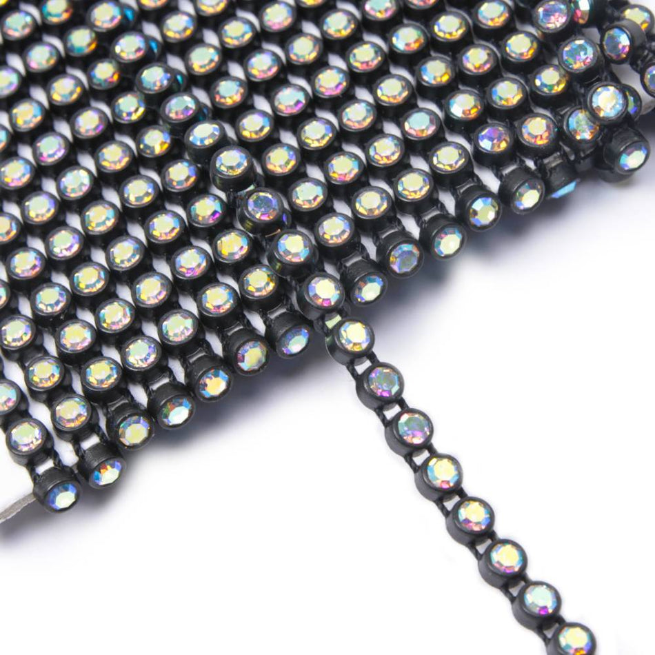 Preciosa Diamante Crystal Banding Trim - SS13 (1 Row)