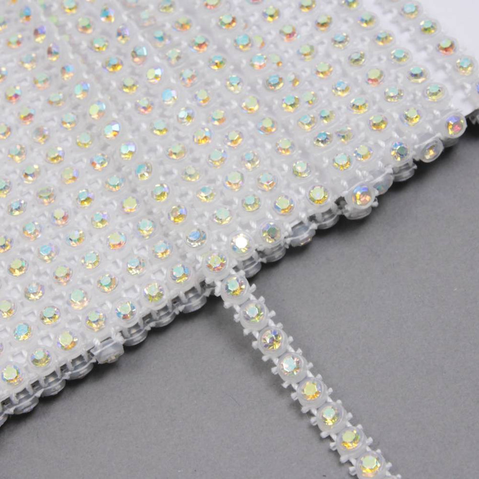 Preciosa Diamante Crystal Banding Trim - SS13 (1 Row)
