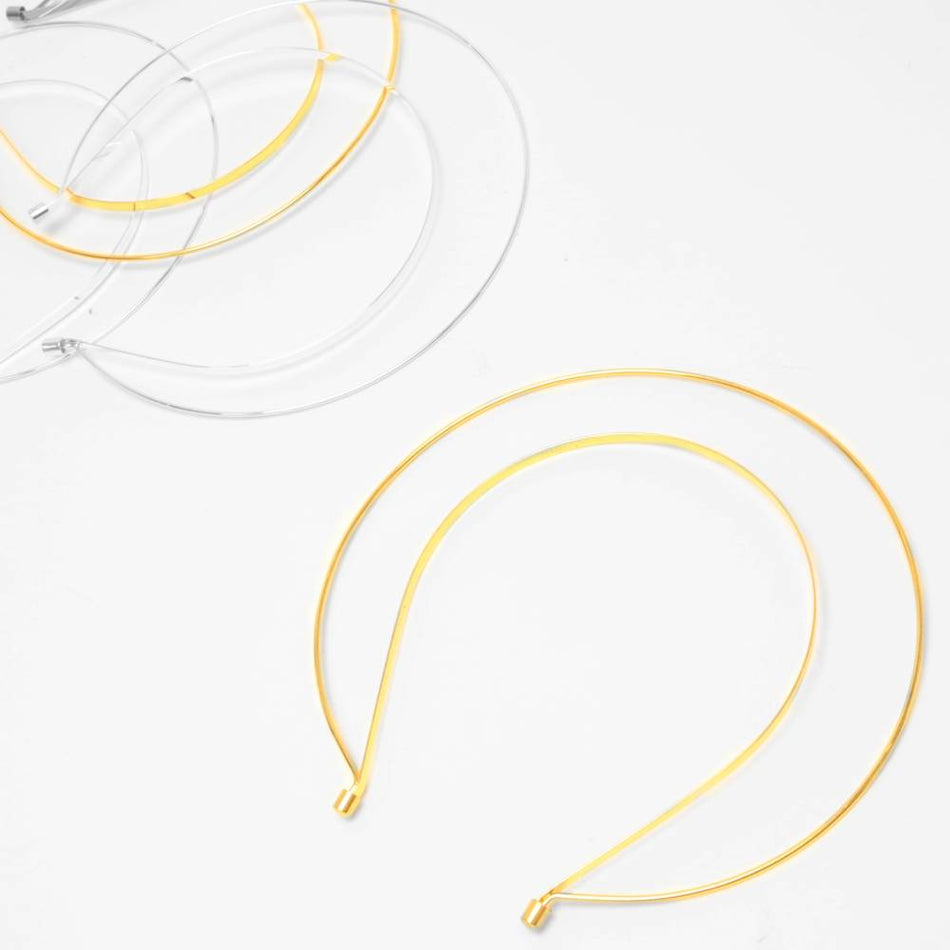 Halo/Crown Double-Band Alice Headband - Metal - 1mm