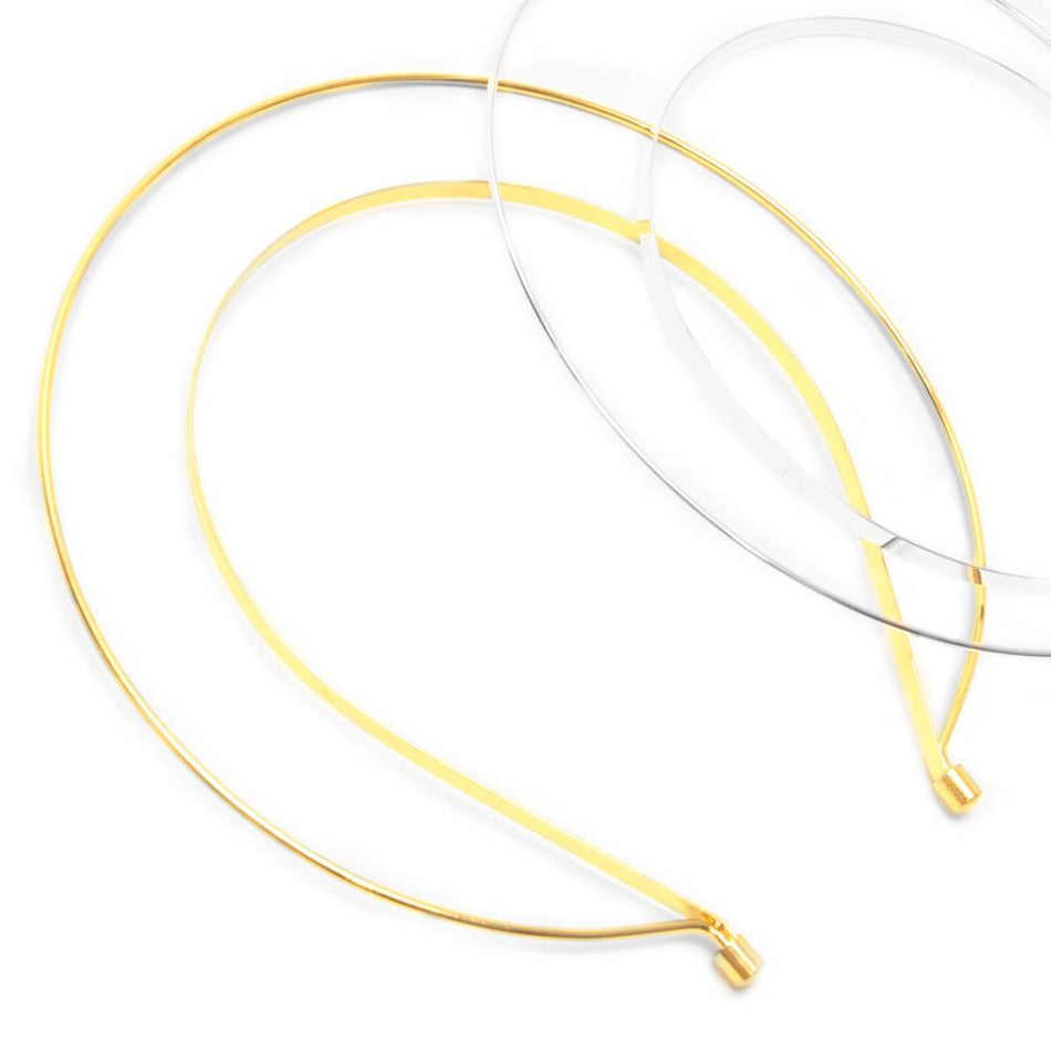 Halo/Crown Double-Band Alice Headband - Metal - 1mm