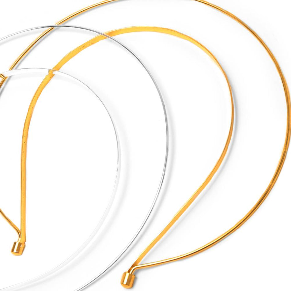 Halo/Crown Double-Band Alice Headband - Metal - 1mm