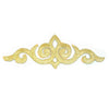Royal Swirl Iron-On Embroidered Motif - 15.5 cm