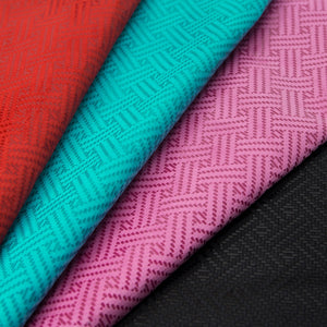 Suede Leather w Crosshatch Print