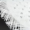 Paper Woven Capeline w Diamond Cutouts
