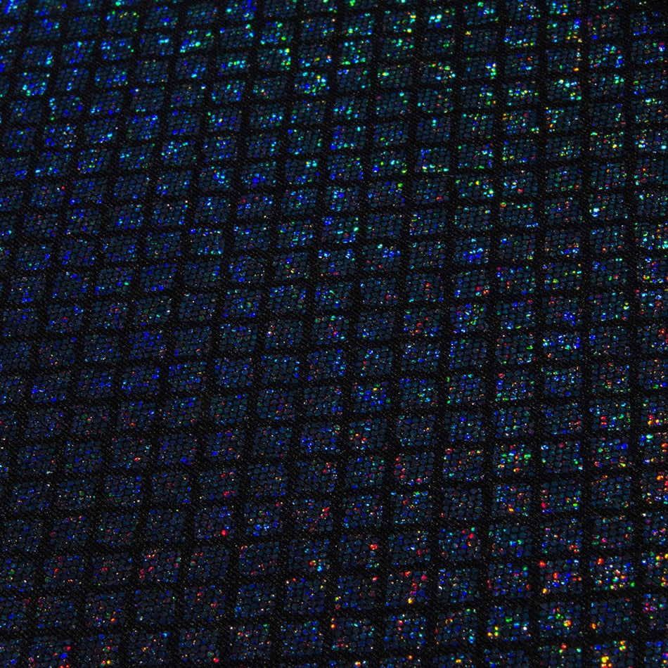 Holographic Diamonds Foil/Fog Finish Nylon Spandex