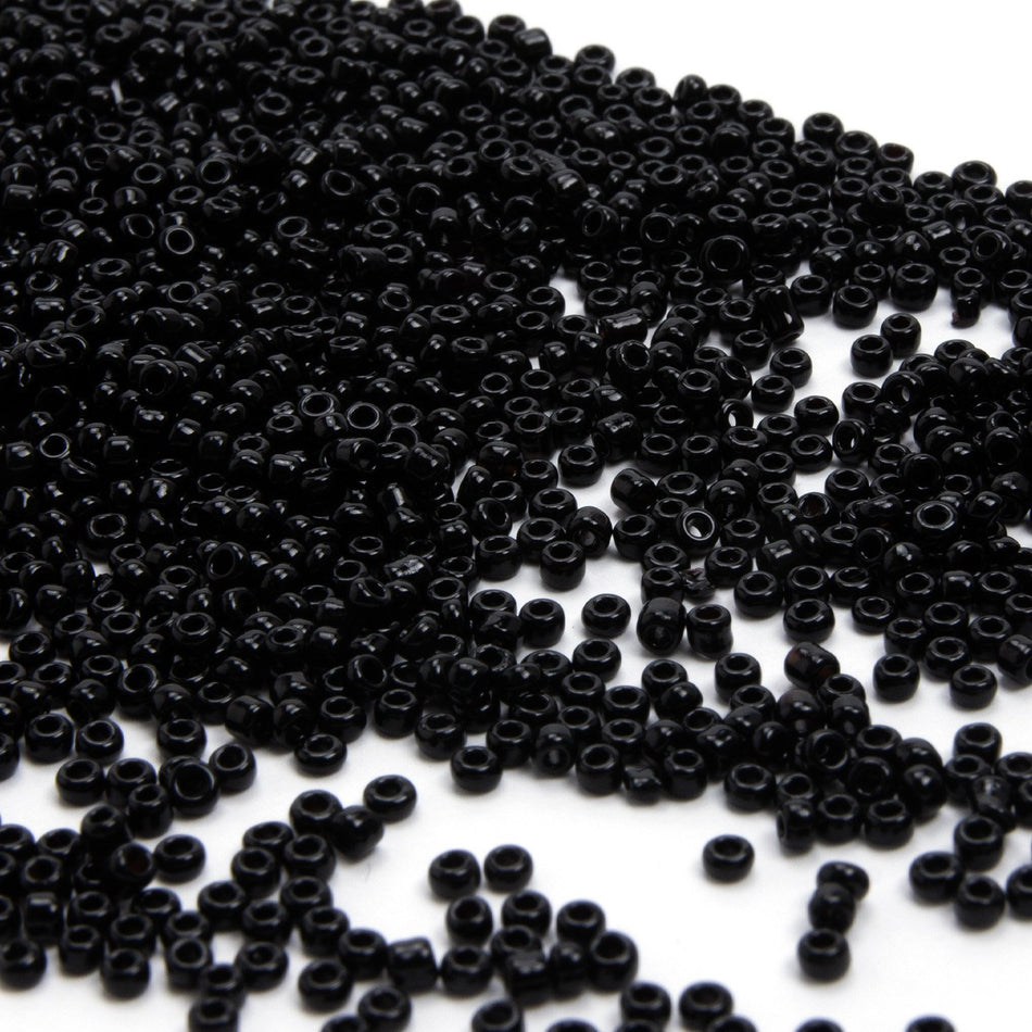 Opaque Round Glass Seed Beads - 8/0 3mm