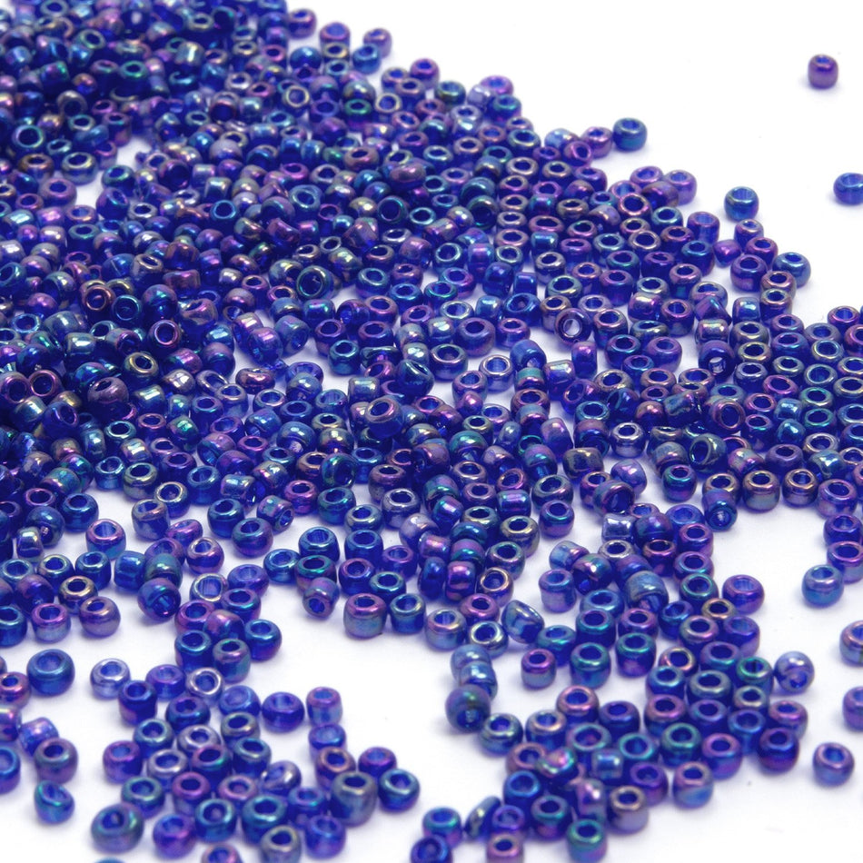 Opaque Round Glass Seed Beads - 8/0 3mm