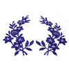 Savanna Flower Iron-On Embroidered Motif (Pair)