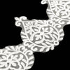 Floral Emblem Embroidered Trim