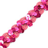 Zig-Zag Sequin & Ric-Rac Cord Trim w Tinsel Braid