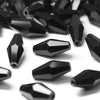 Glass Long Bicone Faceted Bead - 6x12mm - Clear (24 Pack)