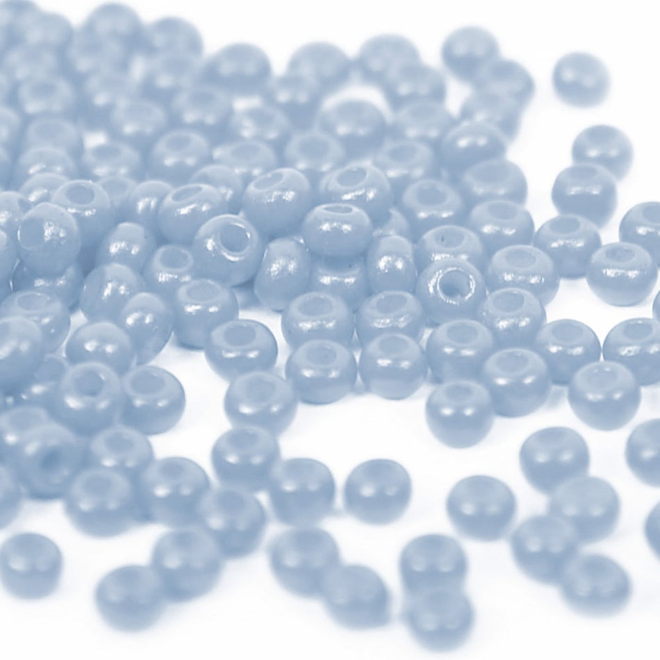 Opaque Round Glass Seed Beads - 8/0 3mm