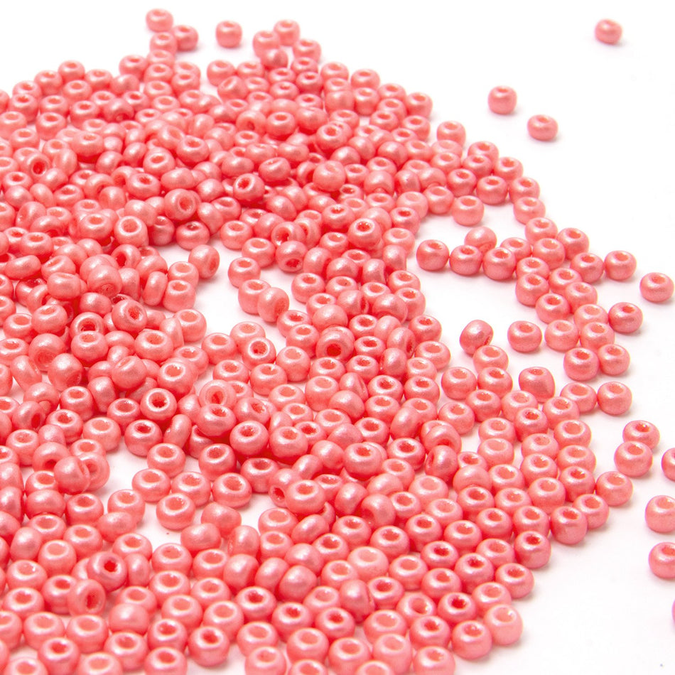 Opaque Round Glass Seed Beads - 8/0 3mm