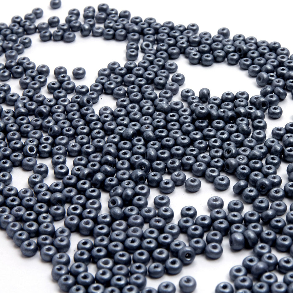 Opaque Round Glass Seed Beads - 8/0 3mm