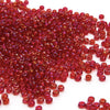 Transparent Round Glass Seed Beads - 8/0 3mm